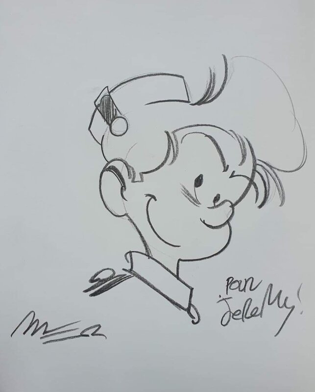 Spirou by Jose Luis Munuera - Sketch