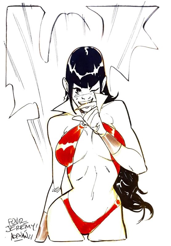 Vampirella by Adrian FD - Color guide