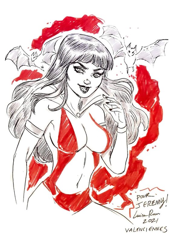 Vampirella par Luisa Russo - Dédicace