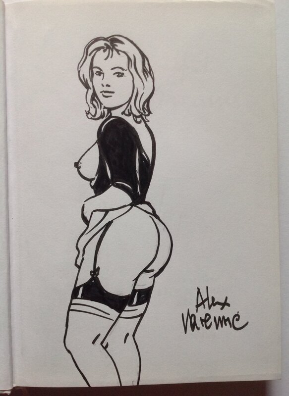 For sale - Varenne Alex Dédicace Top Superbe Pin up Brune Sexy Hot Dreams BD Histoires Union 60 Recette Pimentée Éo PAGE 69 NEUF 2013 (3) - Sketch