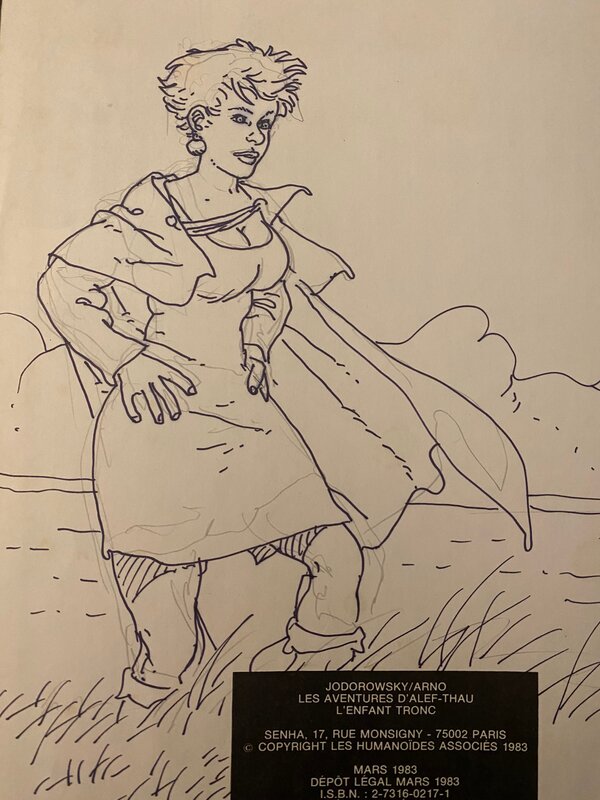 Arno, illustration originale, Diamante. - Sketch