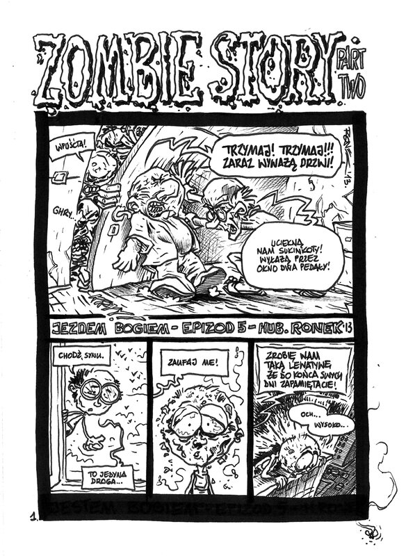 Je suis un Dieu by Hubert Ronek - Comic Strip