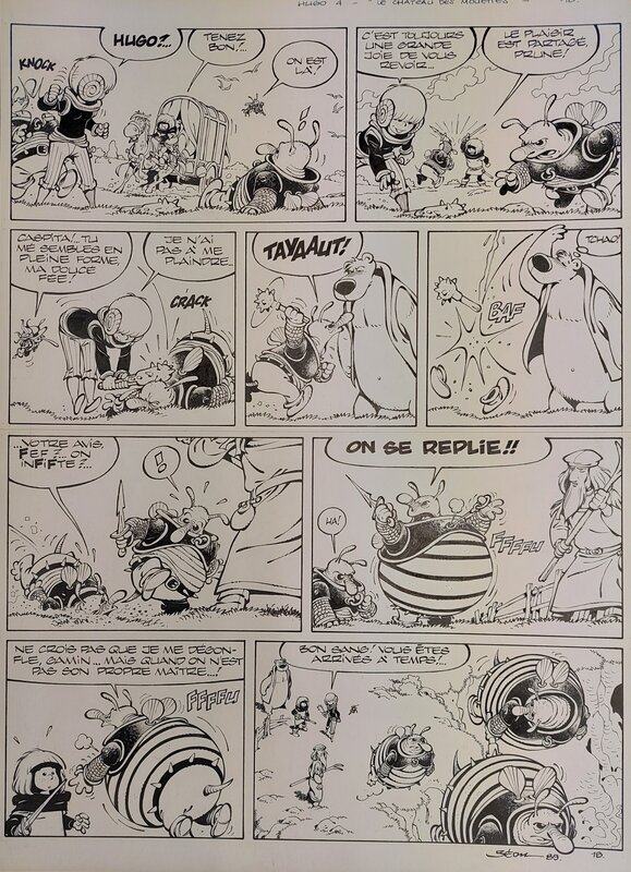 Bédu, Hugo T4 - Le château des mouettes - Comic Strip