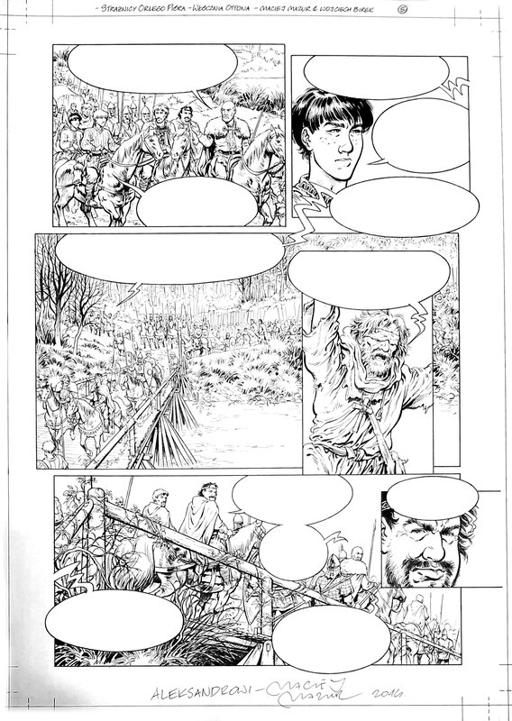 Maciej Mazur, La lance de l'empereur Otton page 5 - Comic Strip