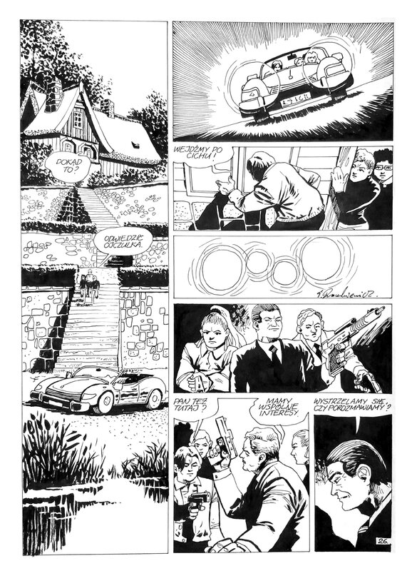 Asurito Sagishi par Tadeusz Raczkiewicz - Planche originale