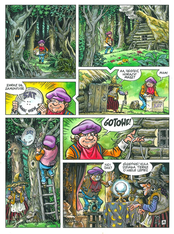 Maciej Mazur, Les aventures d' Horacy - Comic Strip