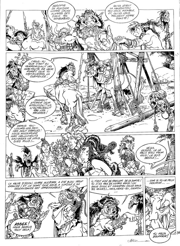 Atalante par Crisse - Planche originale