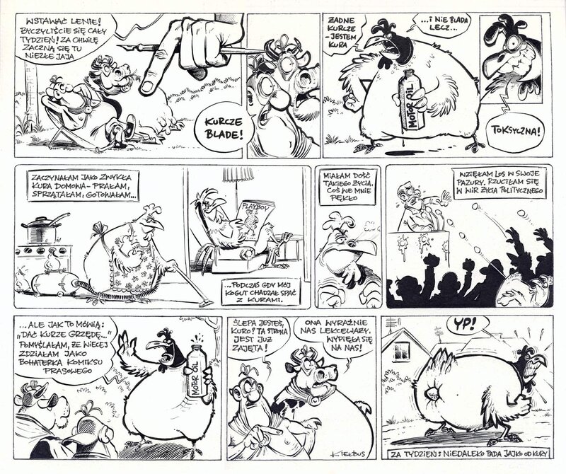 Milkymen - Poule by Slawomir Kiełbus - Comic Strip