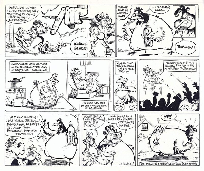 Milkymen - Poule par Slawomir Kiełbus - Planche originale