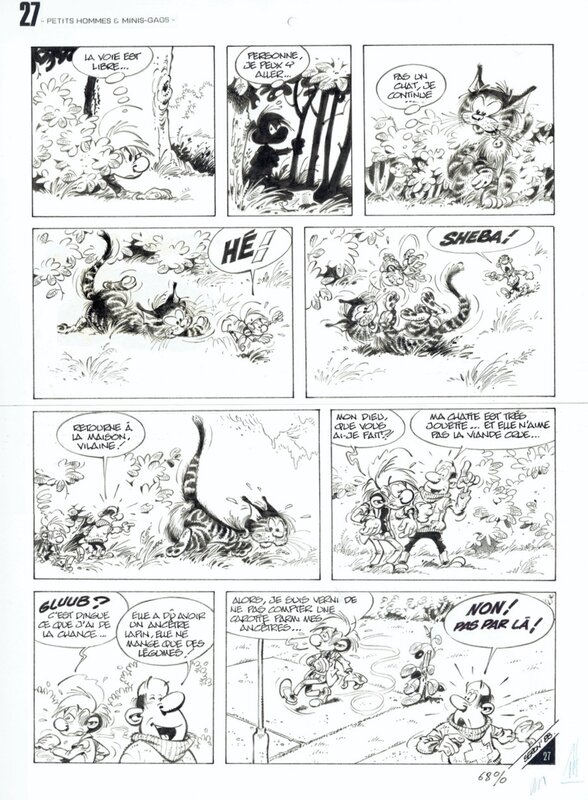 Pierre Seron, 1988 - Les Petits Hommes et Mini-Gags - Comic Strip