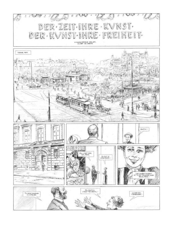 Marc-Renier, Les grands peintres : Gustav Klimt - Comic Strip