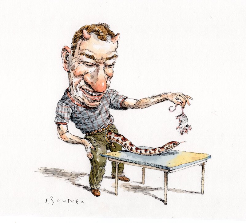 For sale - 7 - Rodent control by John Cuneo - Original Illustration