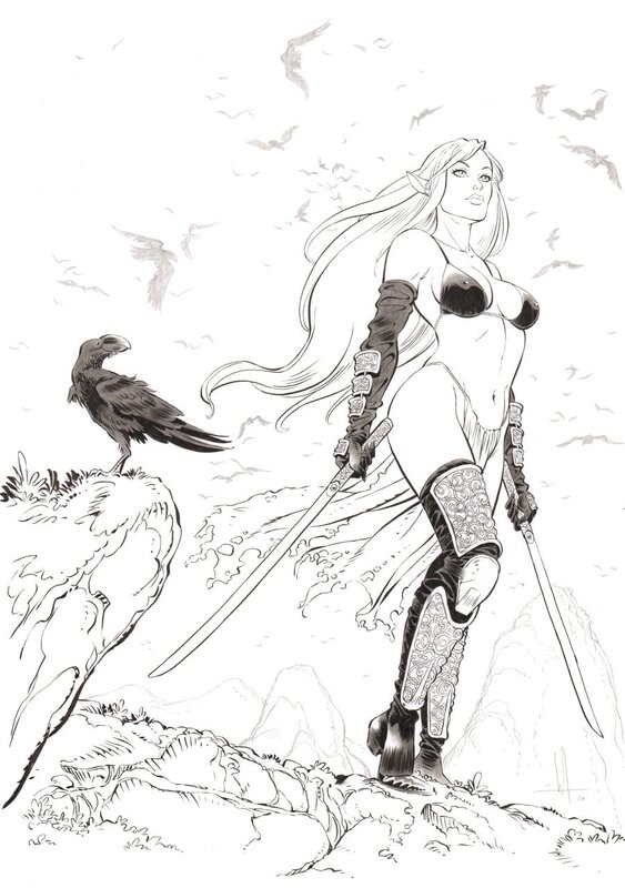 Mika, Jean-Luc Istin, Nicolas Jarry, Fan Art Les Brumes d'Asceltis - Illustration originale