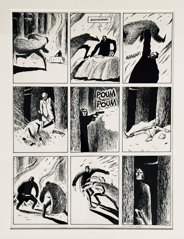 Les Ogres par Christophe Blain, David B. - Planche originale