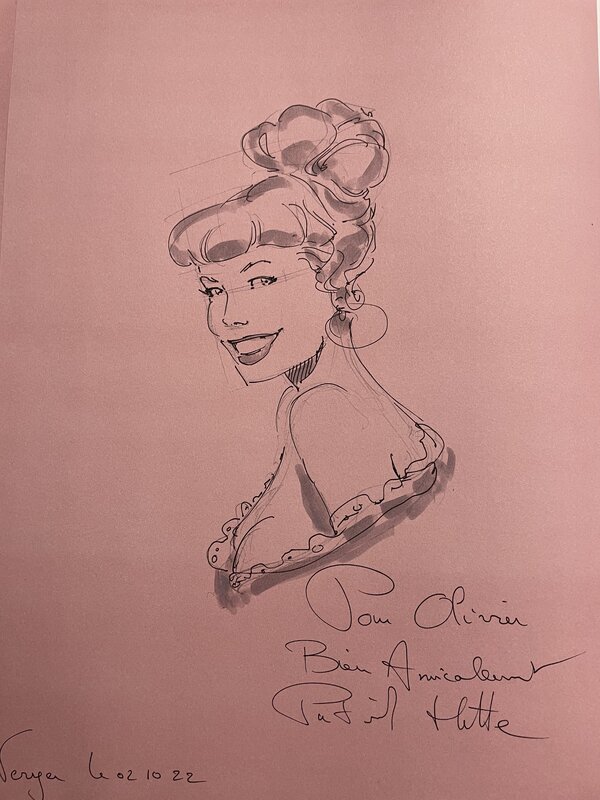 Patrick Hitte, Pin-Up French touch T3 - Sketch