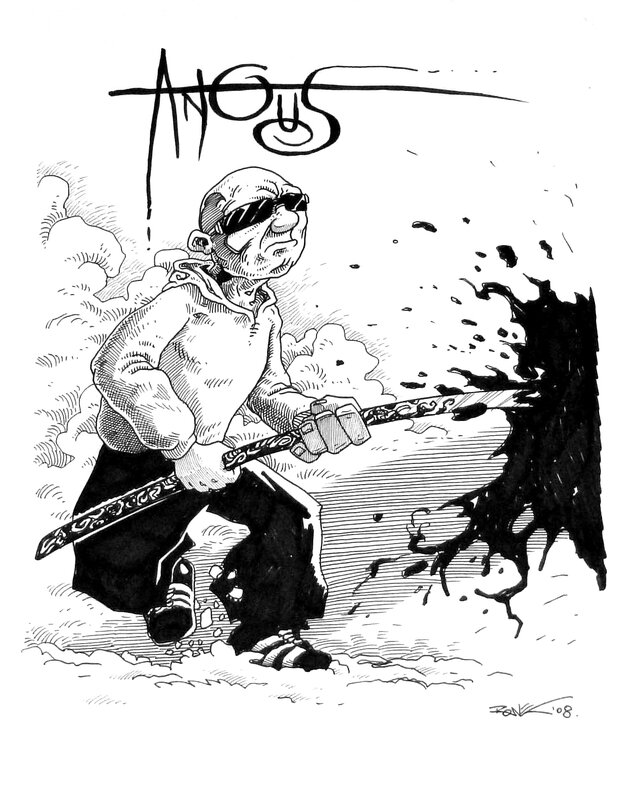 Angus by Hubert Ronek - Original Illustration