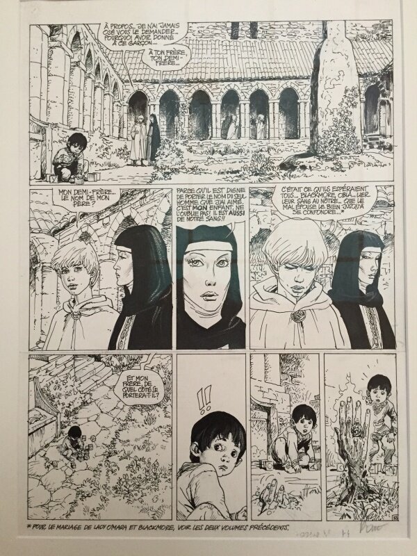 Grzegorz Rosinski, Complainte des Landes Perdues - Sioban - Planche originale