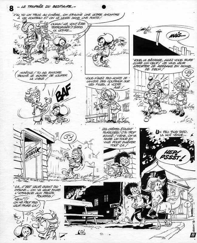 Pierre Seron, Les Centaures - Le Trophée du bestiaire - Comic Strip