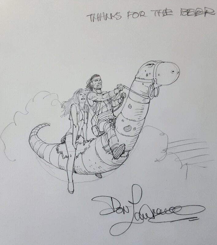 Storm by Don Lawrence - Sketch