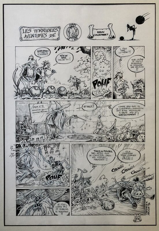 Thierry Ségur, Kroc le Bô - Kroc Cochonnet - Comic Strip