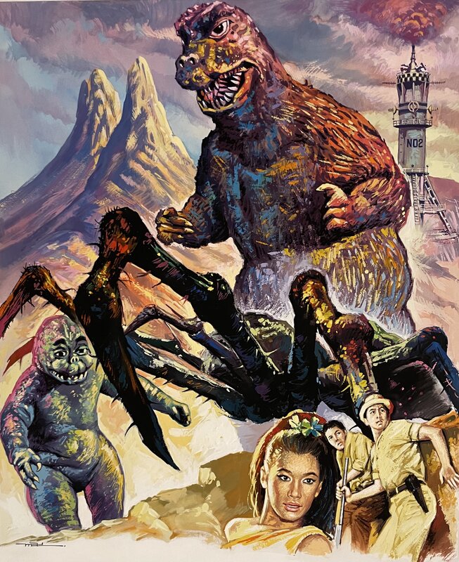 MAC, Macario Gomez, Son of Godzilla - Movie Poster Art - MAC - Original Cover
