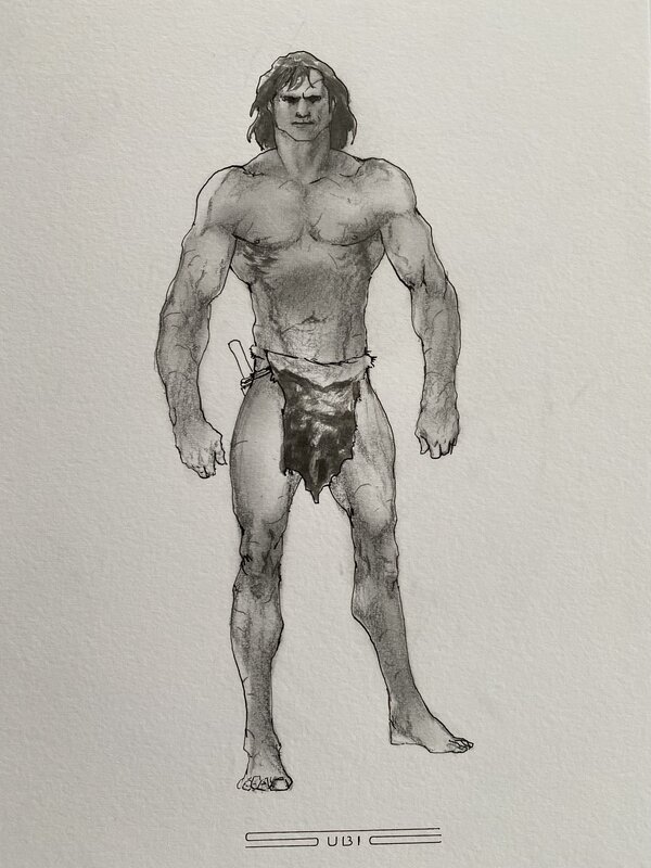 Tarzan par Stevan Subic - Illustration originale