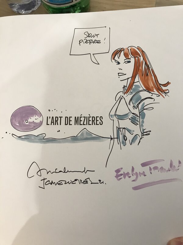 Jean-Claude Mézières, Evelyne Tran-Lê, L’Art de Mézières - Laureline - Dédicace