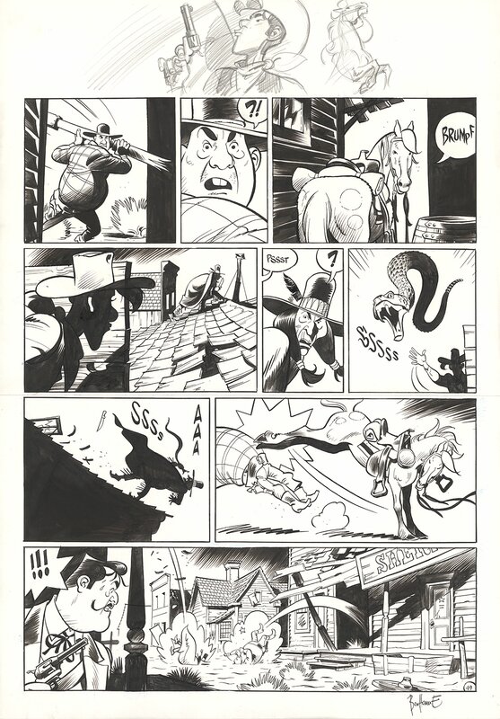 Lucky Luke - WANTED by Matthieu Bonhomme, Morris - Comic Strip