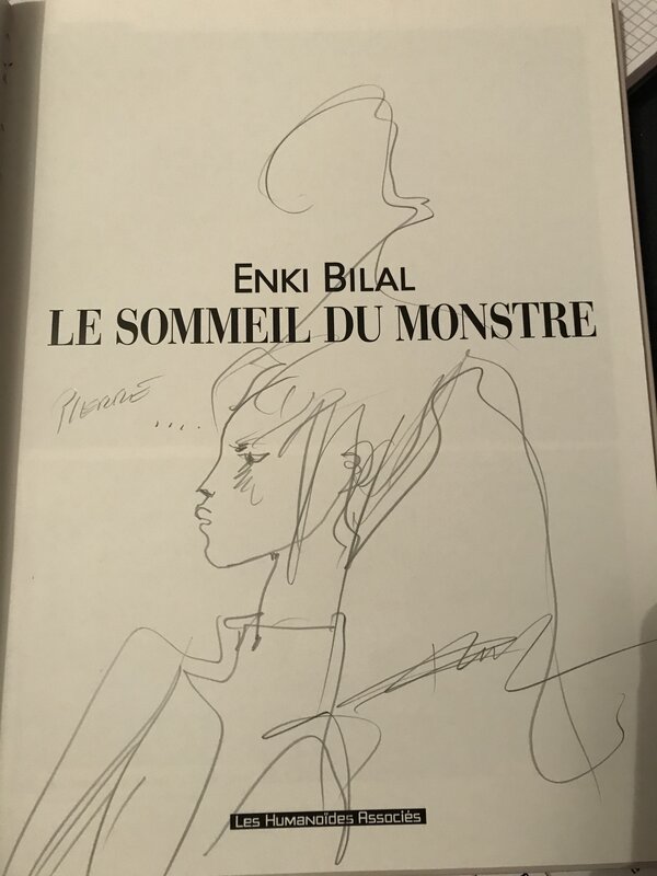 Enki Bilal - Le Sommeil du Monstre - Sketch