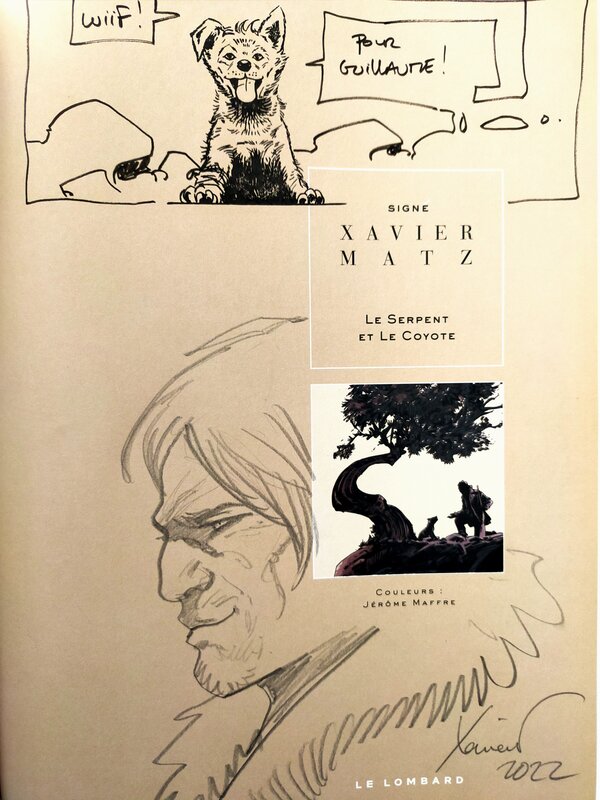Philippe Xavier, Le serpent et le coyote TL - Sketch