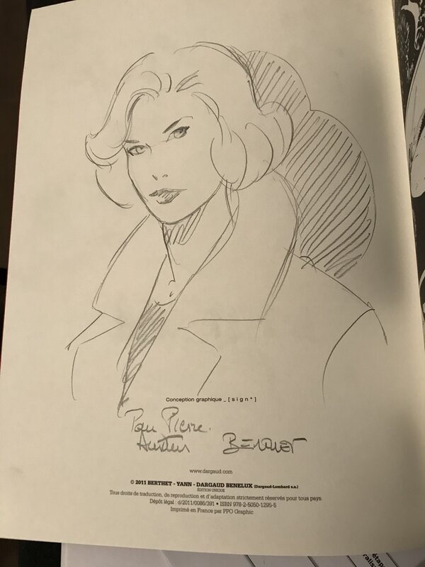 Pin-Up by Philippe Berthet - Sketch