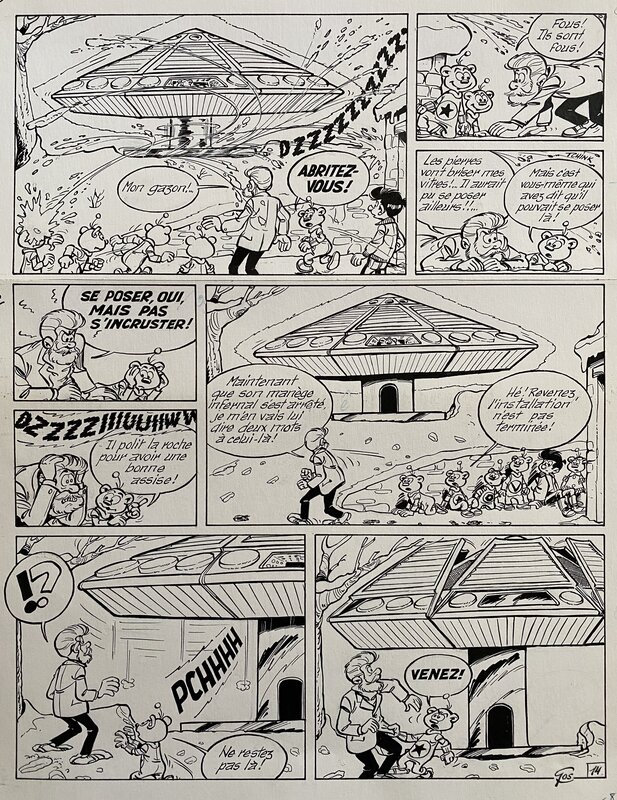 Gos, Le Scrameustache - Les Galaxiens T7 p14 - Comic Strip