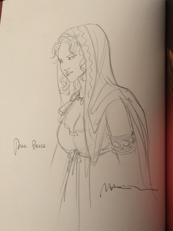 Enrico Marini, Les Aigles de Rome - Priscilla - Dédicace