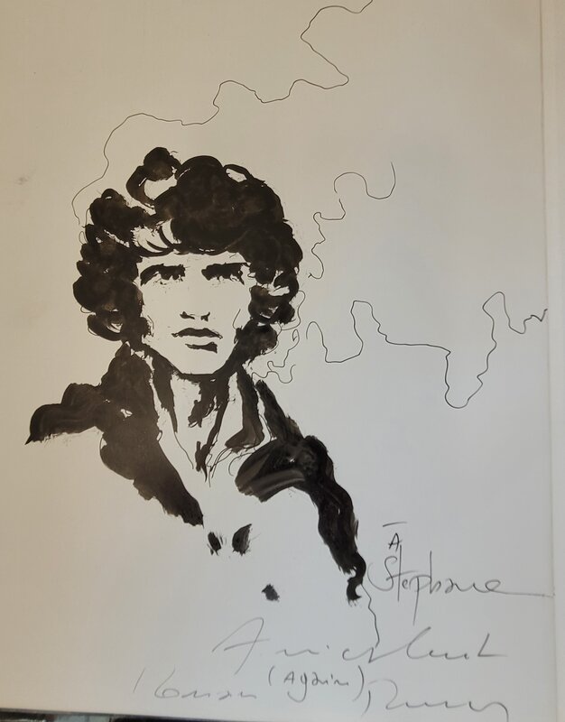 Romain Renard, The end - Jim Morrisson - Sketch