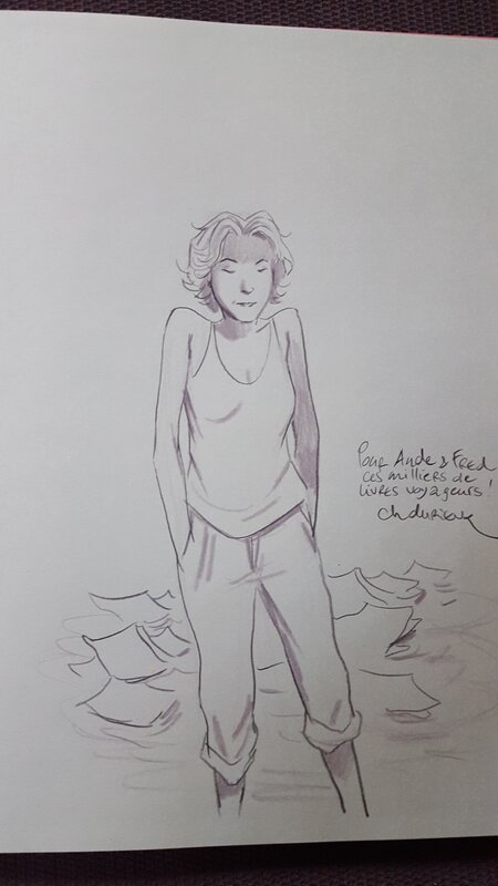 Dédicace de Durieux dans les gens honnêtes tome 4 - Dédicace