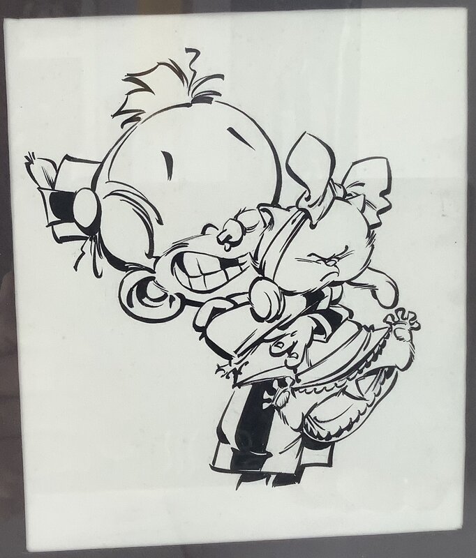 Janry / Le Petit Spirou - Illustration originale