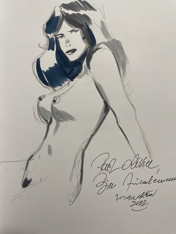 Bernard Vrancken, Artbook - Coquine elegance - Sketch