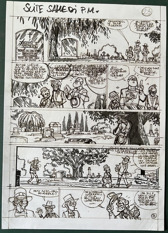 En vente - Planche préparatoire SODA GAZZOTTI Page 23 - Œuvre originale