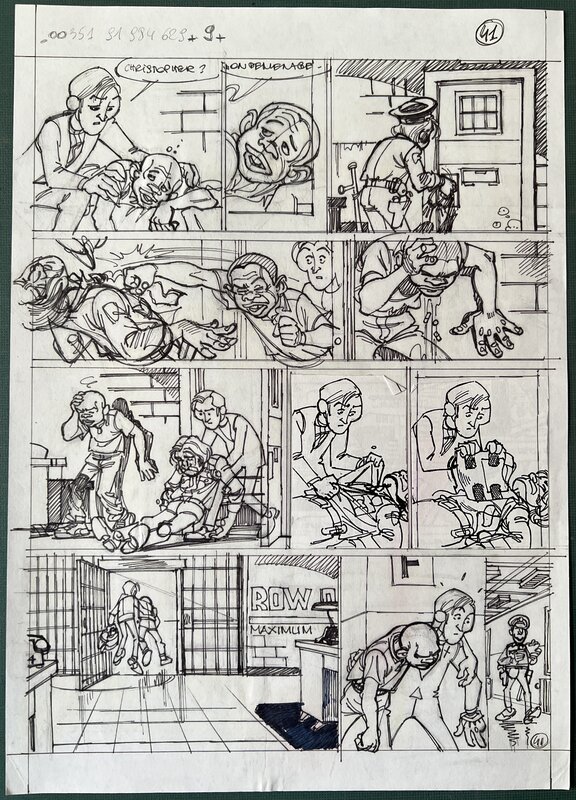 For sale - Planche préparatoire SODA GAZZOTTI Page 41 - Original art