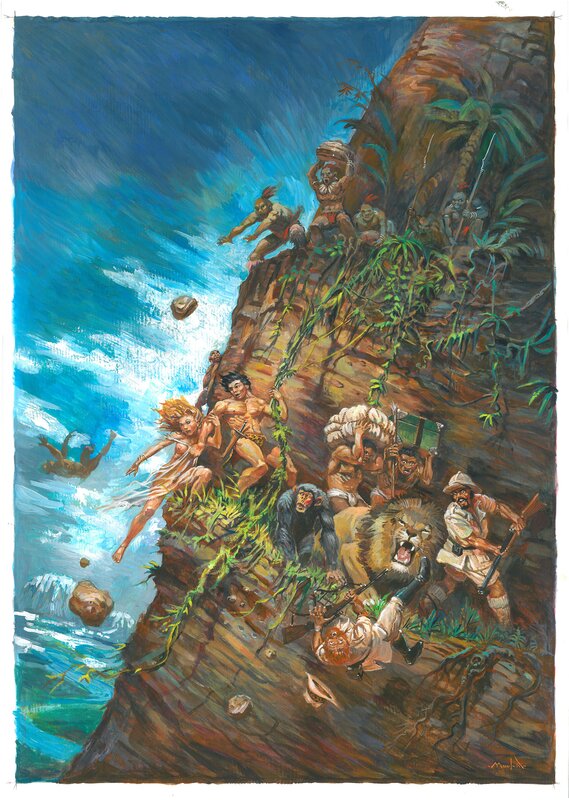 Tarzan par Régis Moulun - Illustration originale
