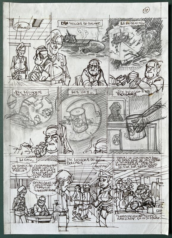 For sale - Planche préparatoire SODA GAZZOTTI Page 12 - Original art