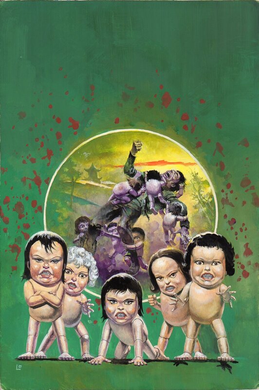 Rudolf Sieber-Lonati, Larry Brent # 31 - Les poupées tueuses de Madame Wong - Original Cover