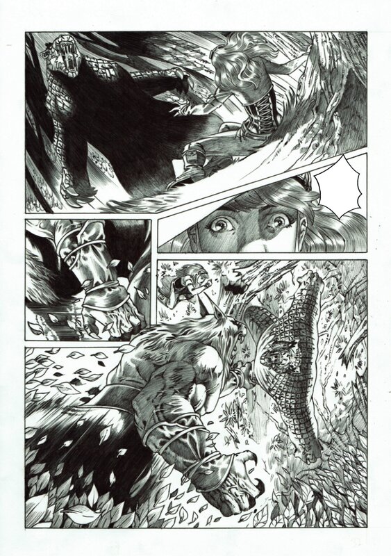 En vente - Emma - planche 10 par Philippe Bringel - Planche originale