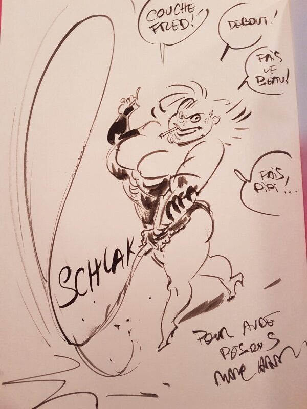 Dédicace de Hardy dans Lolo et Sucette tome 5 - Dédicace