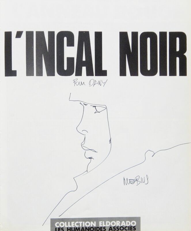 Incal Noir par Moebius - Dédicace