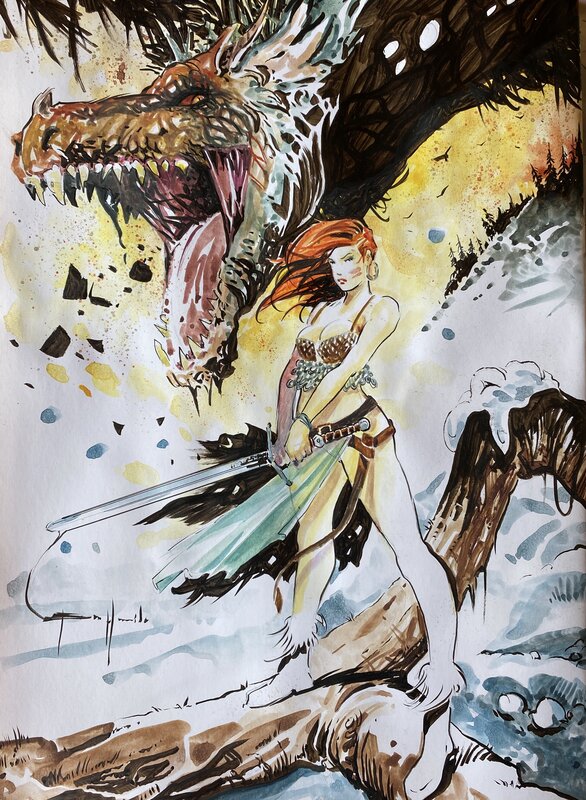 Dédicace Npgard by Afif Ben Hamida - Sketch