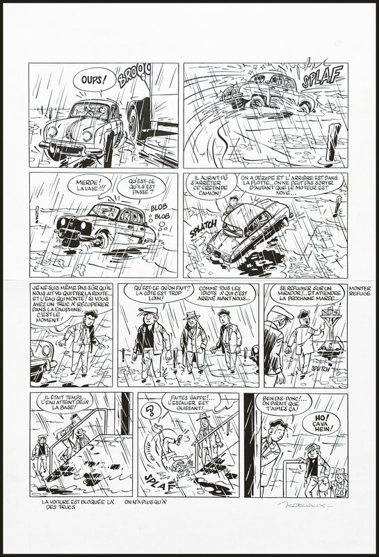 Jean-Luc Delvaux, Thierry Dubois, Jacques Gipar • Le trésor de Noirmoutier • p28 - Planche originale