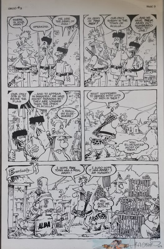 Groo #3 page 9 by Sergio Aragonés - Comic Strip