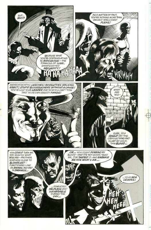 Kelley Jones, John Beatty, Batman: Bloodstorm p9 - Planche originale