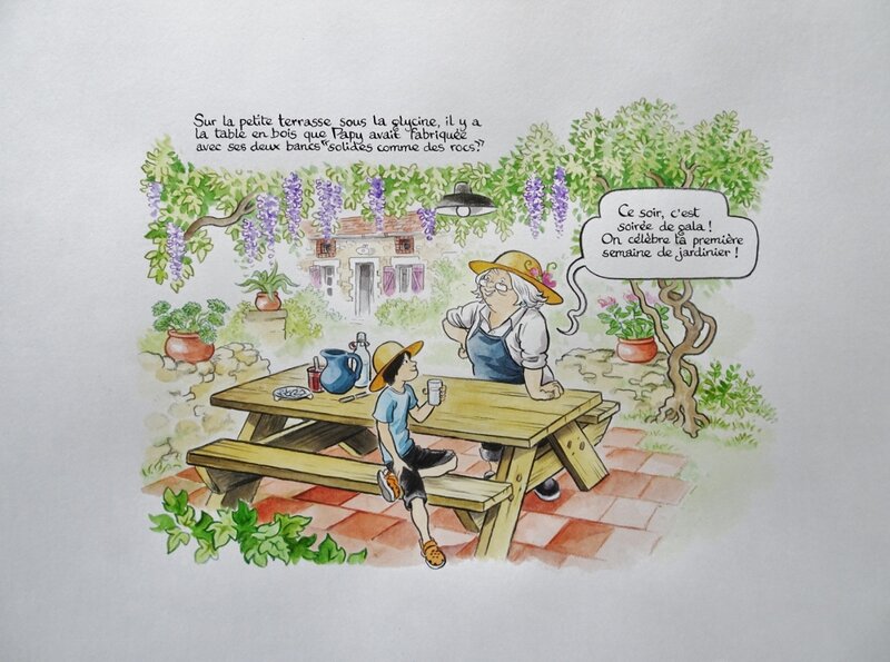 Simon Hureau, Un jardin extraordinaire - Comic Strip